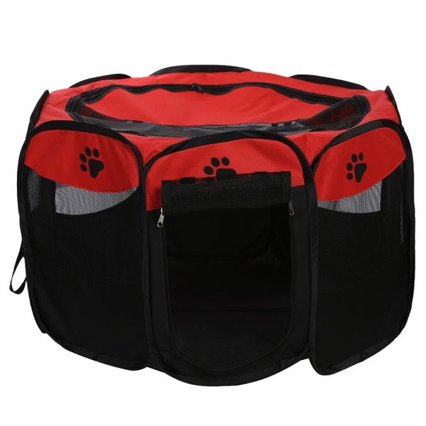 

portable foldable pet playpen carrying kennel collapsible travel tent indoor outdoor use water resistant removable shade cover tents and she