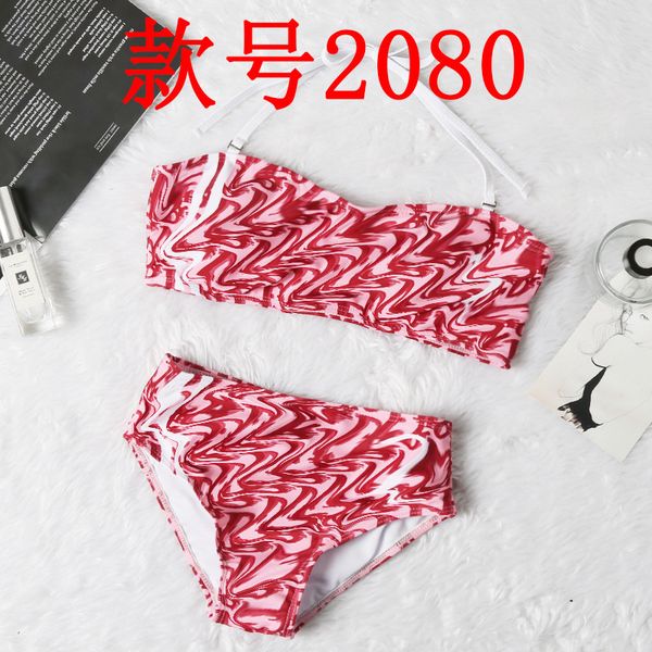 

2021 summer time bathing suits swimwear fashion triangle women's swimsuit bikini set multicolor high-end d pattern beach casual style, White;black