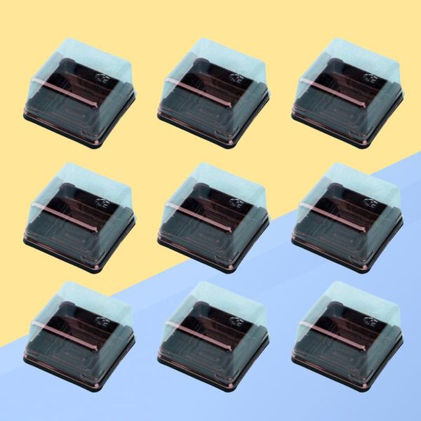 

gift wrap 50 pcs 80g cake boxes square moon tray packaging