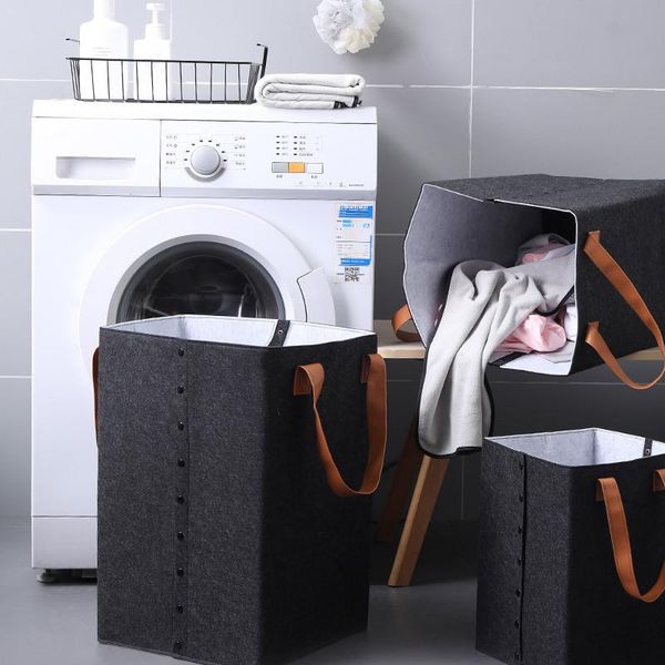 

storage bags dirty clothes basket laundry hamper toy box household foldable bucket k888