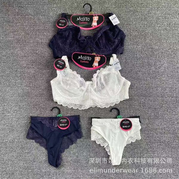 

bra set with steel ring lace thong underwear bra s, Black;pink