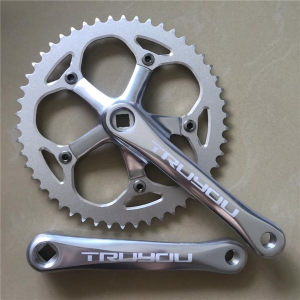 

bike heels & chainwheels truyou road bicycle 130 bcd crankset 38t 39t 40t 42t 44t 46t 48t 50t 52t 53t chainring folding 3/32" chain squ