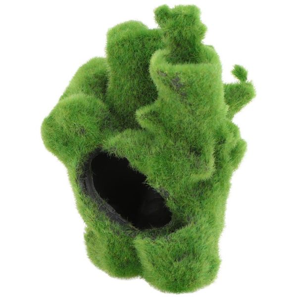 

1pc fish tank adornment tree micro landscape resin art crafts (green) decorations