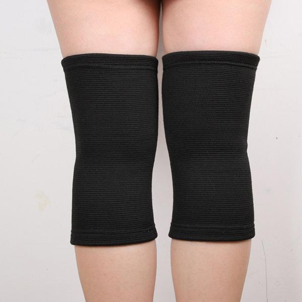

elbow & knee pads 1pc winter warm breathable high elastic thermal protection mat outdoor climbing skiing, Black;gray