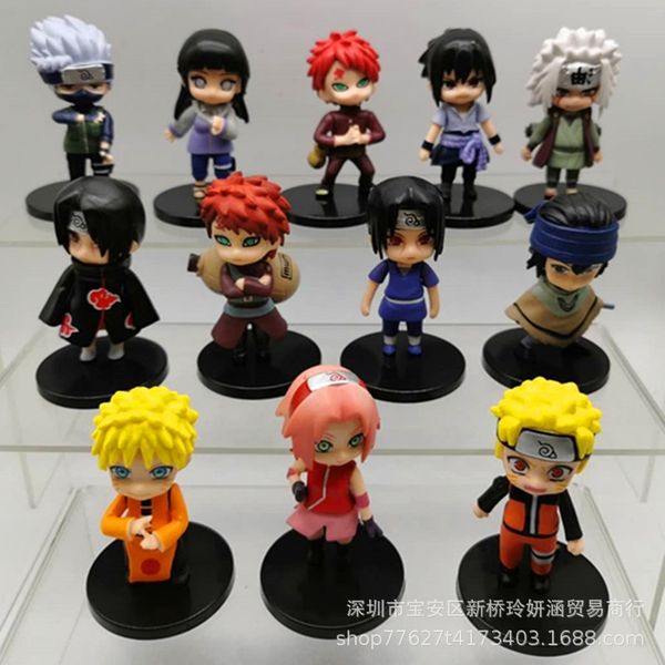 

12 1 generation q version 12 hand made naruto decorations cake car accessories