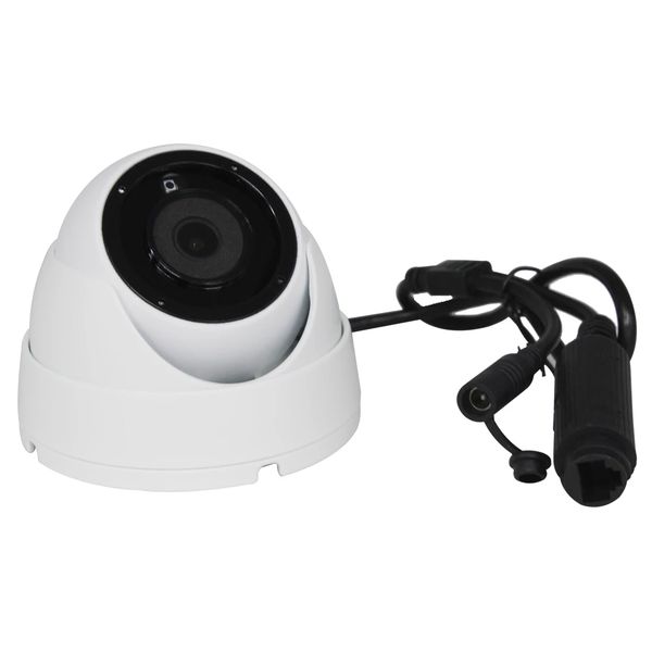 5 MP Sicherheits-IP-Kamera für den Außenbereich, integriertes Mikrofon, CCTV-Überwachung, Hikvision-kompatibel, IR, 30 m, H.265-Mini-Dome, P2P-Ansicht