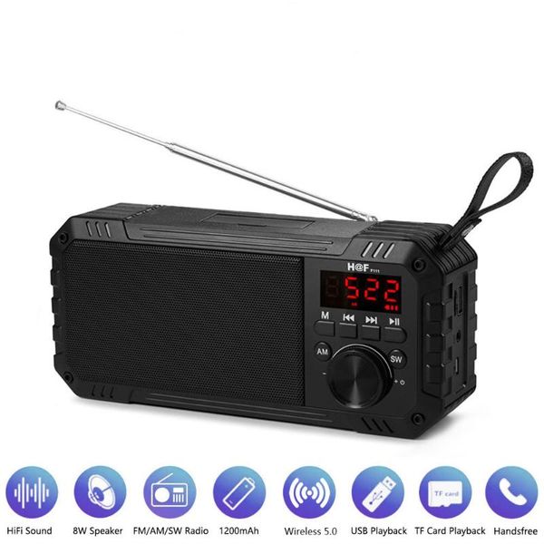 

portable speakers powerful speaker wireless bass column outdoor usb bluetooth-compatible with fm am radio subwoofer loudspeaker