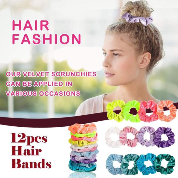 

hair accessories coiling rubber band headband for women girls, Slivery;white