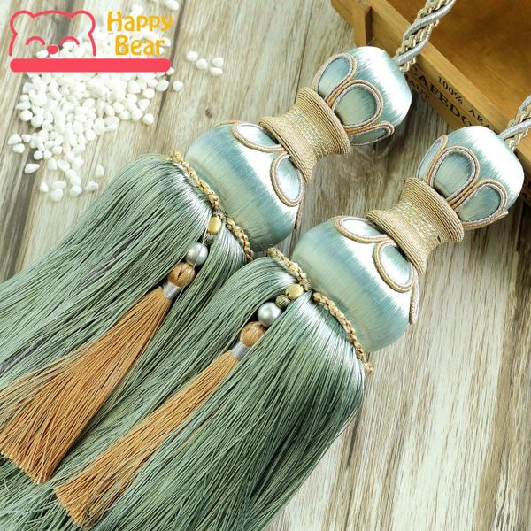

pcs/pair rayon knit double ball tieback curtain 77cm decorative accessories for window tassel other home decor