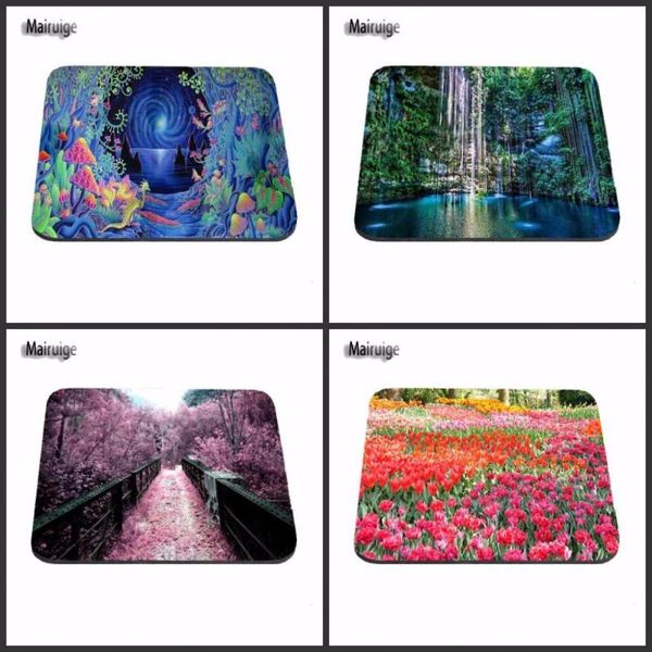 

mouse pads & wrist rests no overlock mousepad waterfall little flowers gorgeous beauty personalized mat 180x220x2mm 250x290x2mm pad