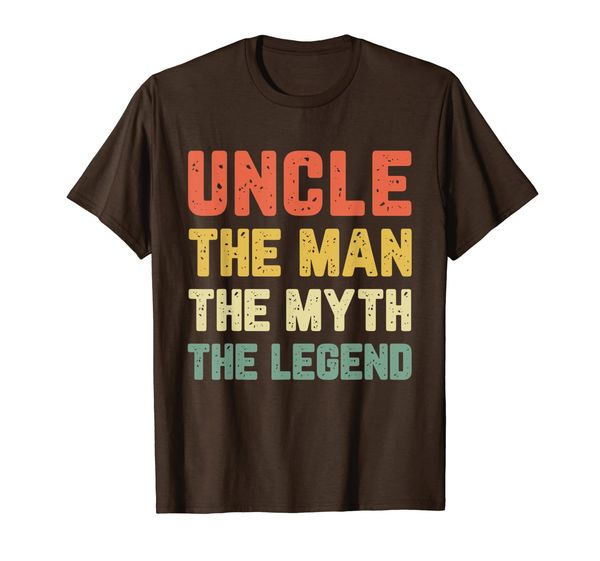 

uncle the man the myth the legend vintage gift t-shirt, White;black
