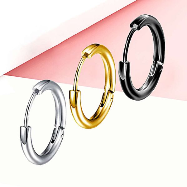 

versions of same titanium steel earrings jewelry stainless steel earrings round earrings