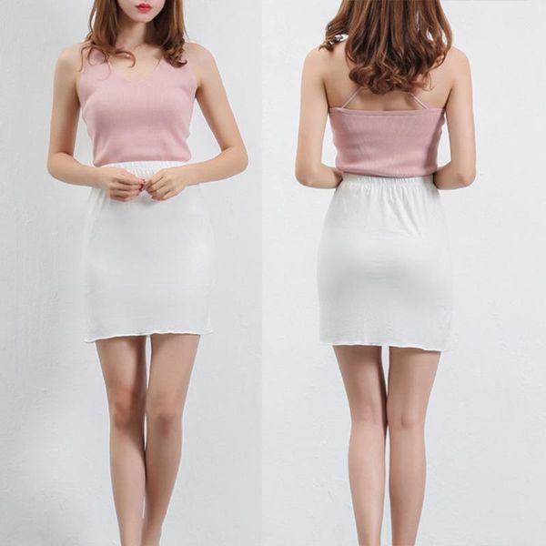 

skirts summer women basic skirt soft stretch short above knee length bodycon female daily hsj88, Black