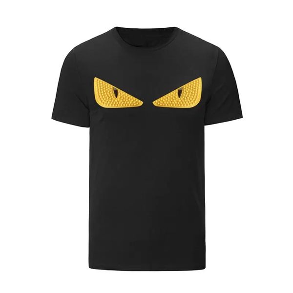 

fashion men's t-shirts cotton summer printed short sleeve t-shirt, White;black
