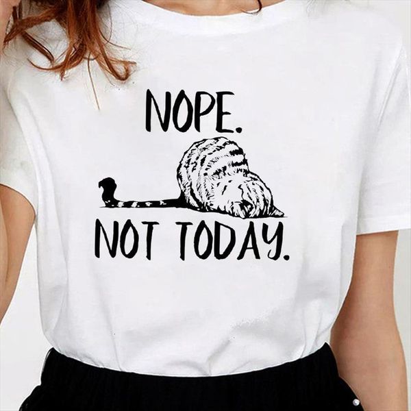 

summer kawaii cat print women ulzzang grunge harajuku graphic korean tee female, White