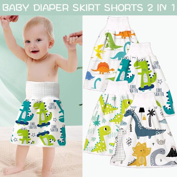 

cloth diapers cotton training pants baby diaper skirt waterproof comfy reusable shorts 2 in 1 boy's girl's