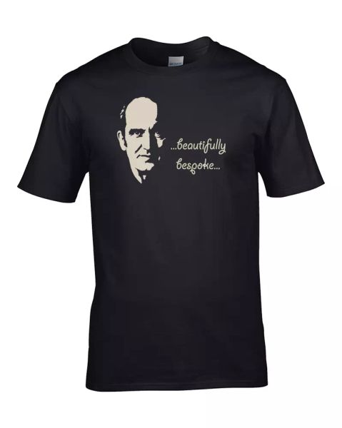

kevin mccloud ' beautifully bespoke' - funny tv show mens t shirt, White;black