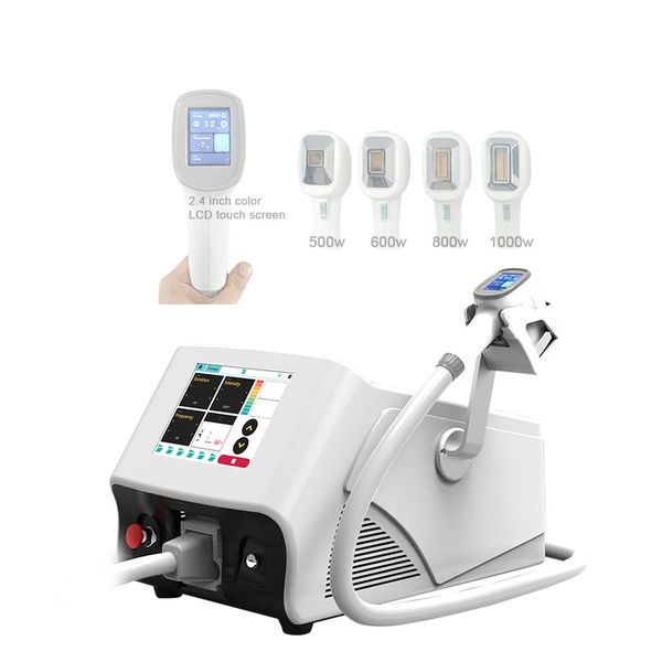 

upgrade android system 808nm diode laser hair remover painless effetctive hair removal epiator with 755 1064 808nm 3 wavelengths for all ski, Black