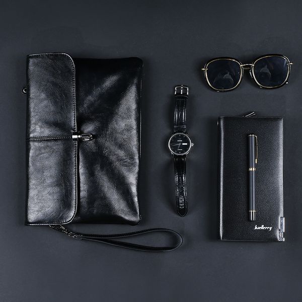 

bag handbag chengxintong men's hand fashion wrist korean, Black;red