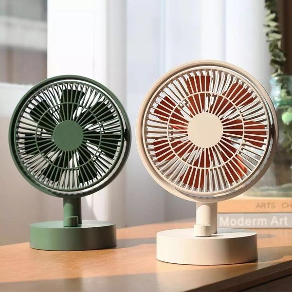 

electric fans usb desk fan portable small summer cooling mini desk2000mah outdoor radiator