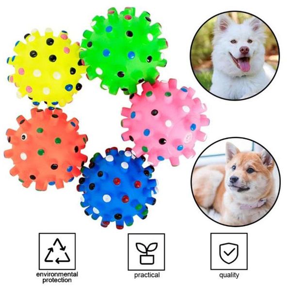 

dog toys bites toy resistant bouncy spiky ball for small dogs bite accessories animal supplies