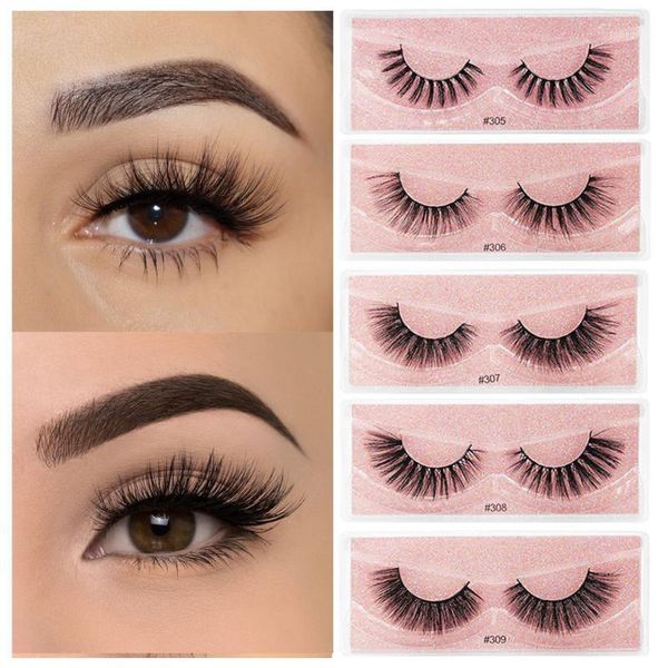 

false mink eyelashes natural 3d lashes makeup thick 1pair1