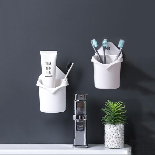 

bathroom storage & organization shelf-perforated wall-mounted rack put toothpaste/toothbrush/makeup comb small tube accessories toilet