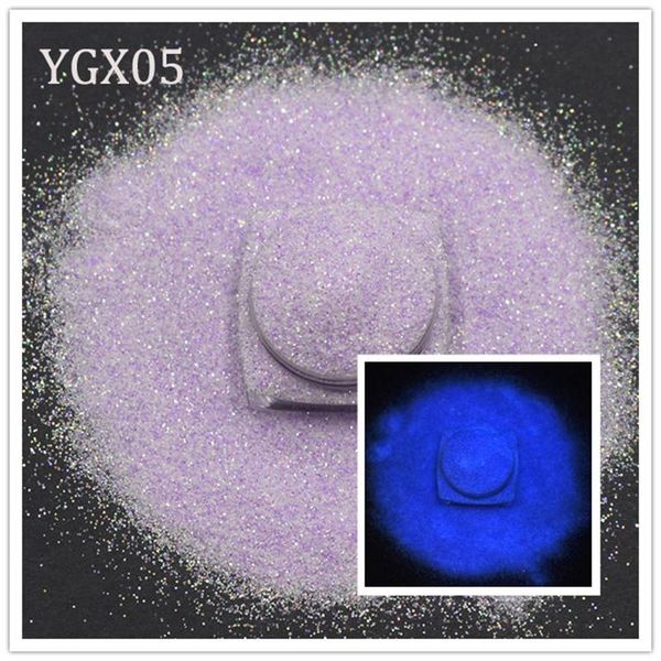 

nail glitter 100g 200g 500g luminous powder dust glow in dark laser color long last glowing noctilucent for nails art body decoration, Silver;gold