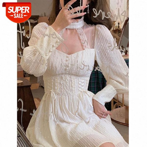 

sleeve head is thin a-line mid-length skirt court girl / wind gentle fairy can be issued on behalf of #fg5a, White;black