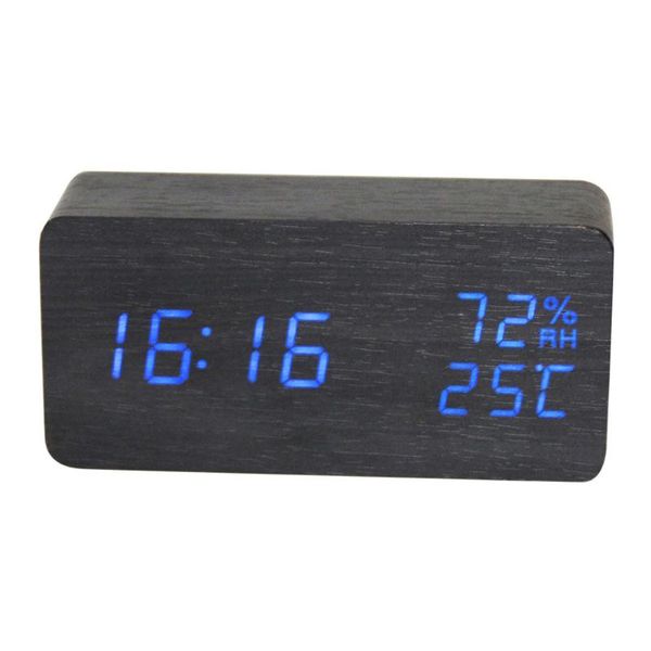 

other clocks & accessories living room led display classic desk bedroom digital wood deskelectronic temperature and humidity table bedsi