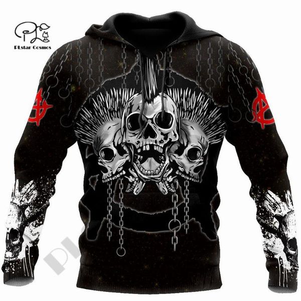

men's hoodies & sweatshirts plstar cosmos 3dprint est music rock punk art harajuku premium streetwear funny unique awsome casual hoodie, Black