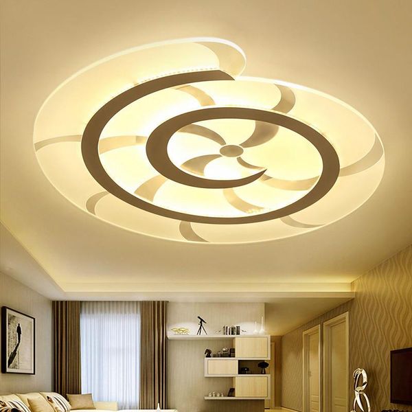 

ceiling lights ultra-thin led light with remote control for living room study decorative lampshade lamp lamparas de techo