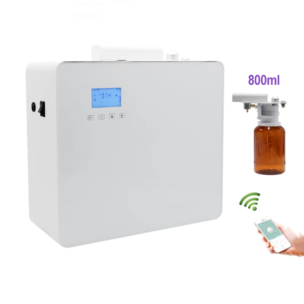 

humidifiers 800ml large range essential oil aroma diffuser with lcd displays intelligent timing humidifier wifi version air ionizer