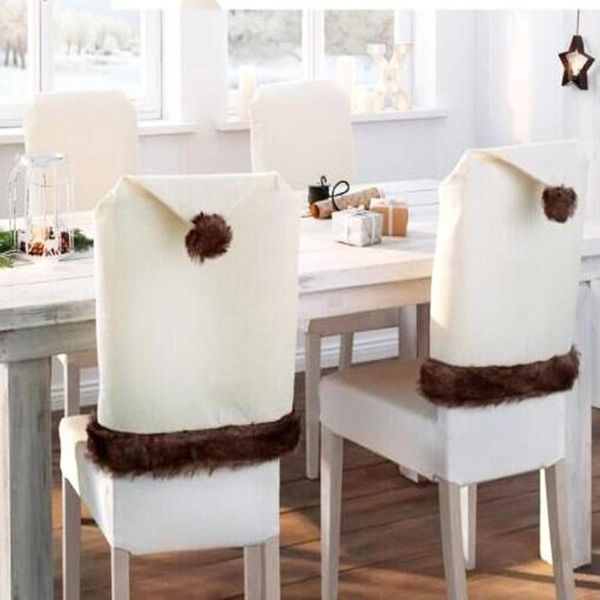 

1pc chair cover brown protective case removable decor protector for party el covers