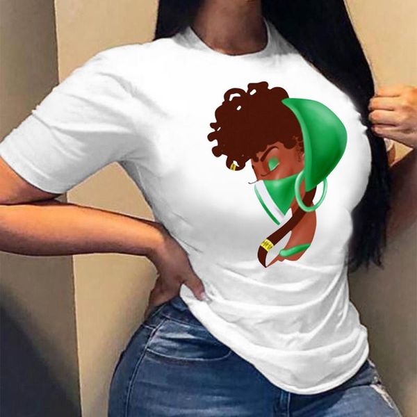 

women's t-shirt vintage pattern woman t-shirts harajuku short sleeve casual fashion womans tee o-neck loose personalized girl t shir, White