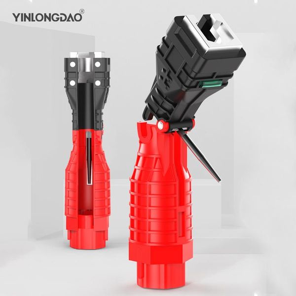 

hand tools 18 in1multifunctional water pipe wrench basin bottom pliers sleeve bathroom faucet sink installation and maintenance tool