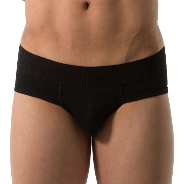 

underpants men underwear slip cotton briefs male for men's panties, Black;white