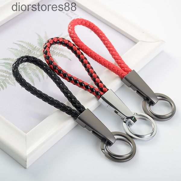

key chain pointed braided rope keychain pendant metal keyring gift practical small goods, Silver