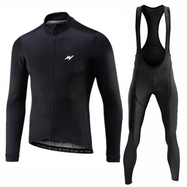 

racing sets morvelo 2021 long sleeve cycling jersey breathable summer set bike suit mtb men bicycle clothing, Black;blue