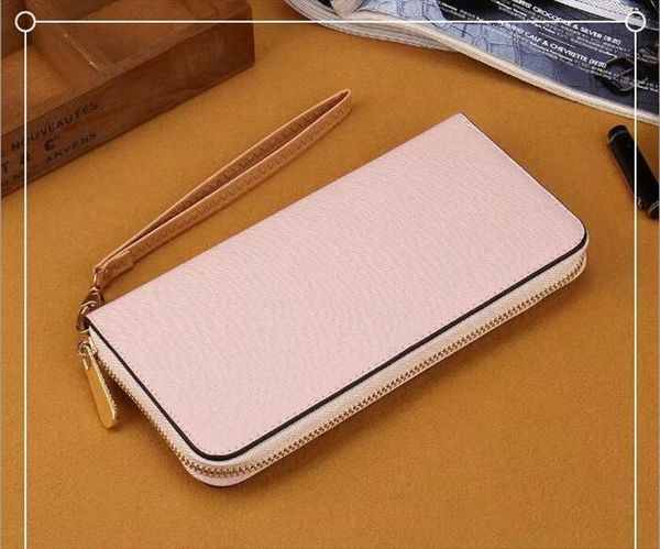 

women wallets fashion lady handbags long money bag zipper coin purse cards clutch woman wallet, Red;black