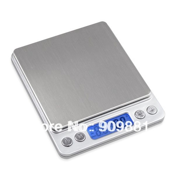 3000G 0.1g escala de bolso digital 3kg 0.1 escala de cozinha eletrônica balança de jóias balanço de peso de banco dieta com duas unidades de bandeja 4 unidades 210401