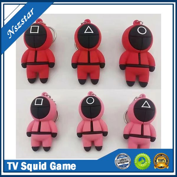 

tv squid game keychain popular toy anime surrounding wooden people pontang pvc keychains friends halloween party favor gifts in stock fast d
