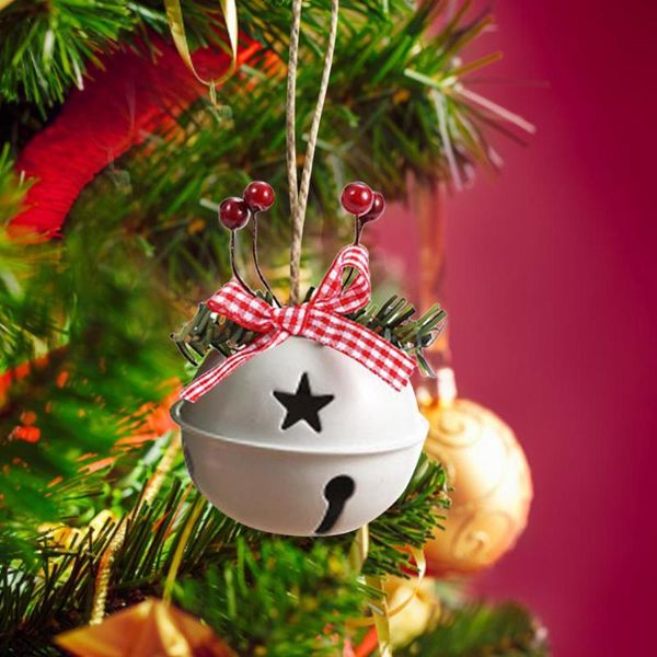 

christmas decorations bell jingle bells metal ornament tree hanging pendant for year decoration