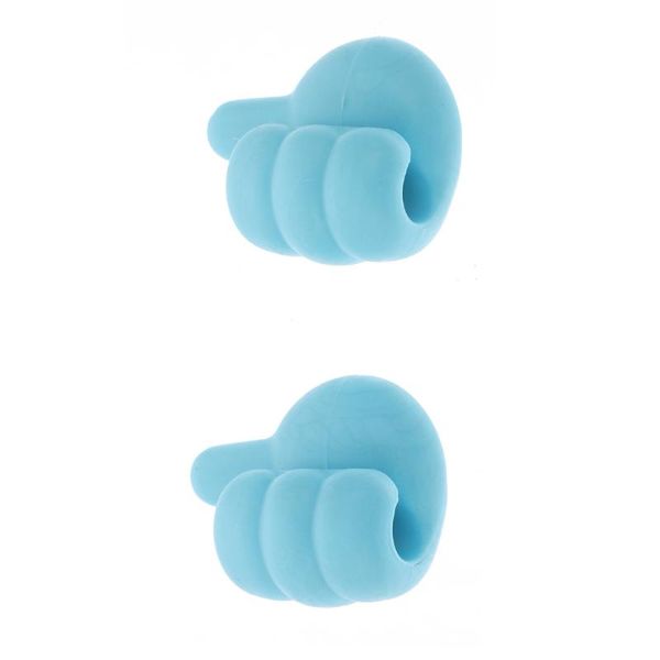 

hooks & rails 2pcs thumb creative design hook hangers for home