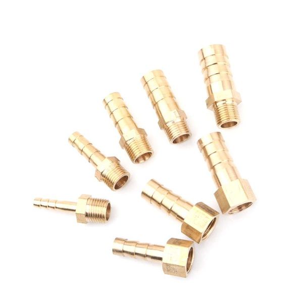 

watering equipments 5pcs 1/8" thread to 4/6/8/10/12mm soft hose connector garden irrigation adapter aquarium air pump line fish tank fi