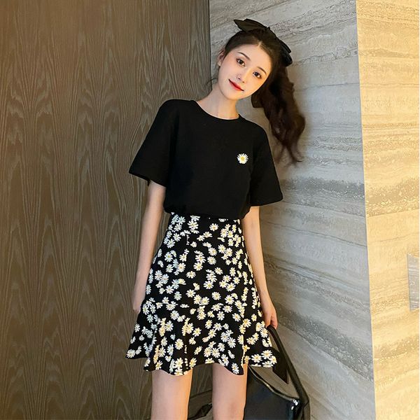 

tee 2021 high-quality soft classic cotton women's summer leisure breathable short-sleeved t-shirt, White