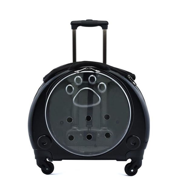 

cat carriers,crates & houses pet pull box small dog out backpack suitcase teddy luggage bag with wheels