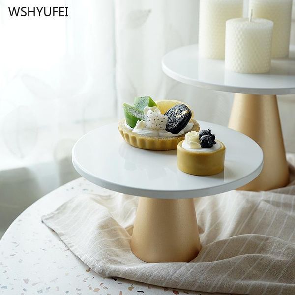 

1pcs metal dessert dinner plate tray cake rack table high tall jewelry turntable diy baking pan tool & pastry tools