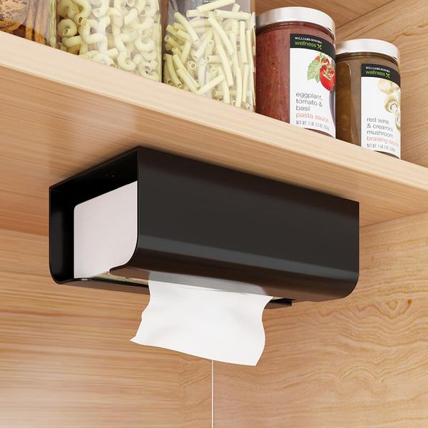 

plastic wall mount desktissue box cute kitchen organizer boxes home modern boite a mouchoirs paper holder ea60zj & napkins