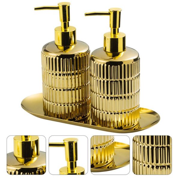 

storage bottles & jars 1 set of bath lotion sub ceramic press type for bathroom